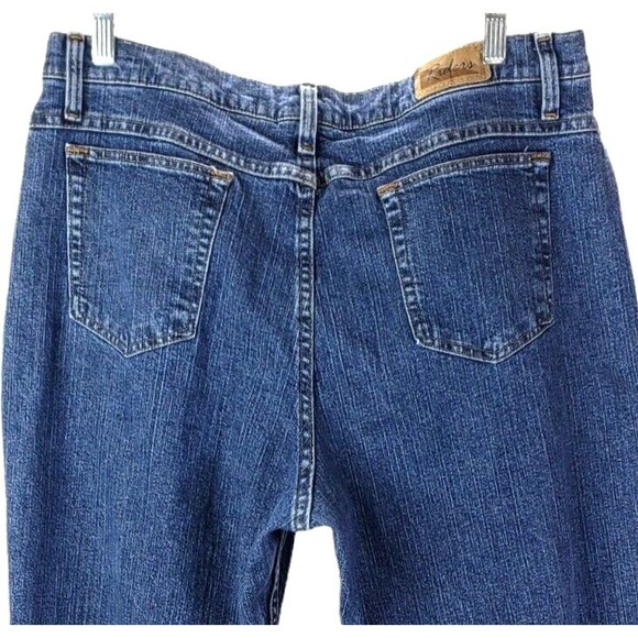 Riders Womens Jeans Size 18 M Acid Wash Look Vintage Straight 36x30 - Picture 4 of 6